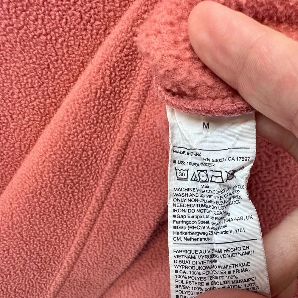 Old‎ Navy Terracotta fleece hooded pullover, Medium